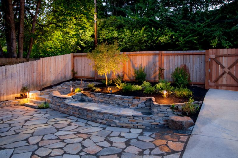 Terrace and Retaining Walls