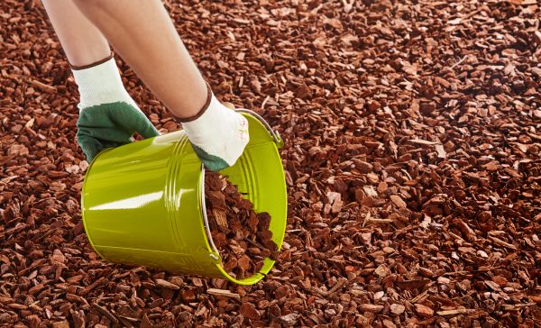 Wood Chip Landscaping in Danbury