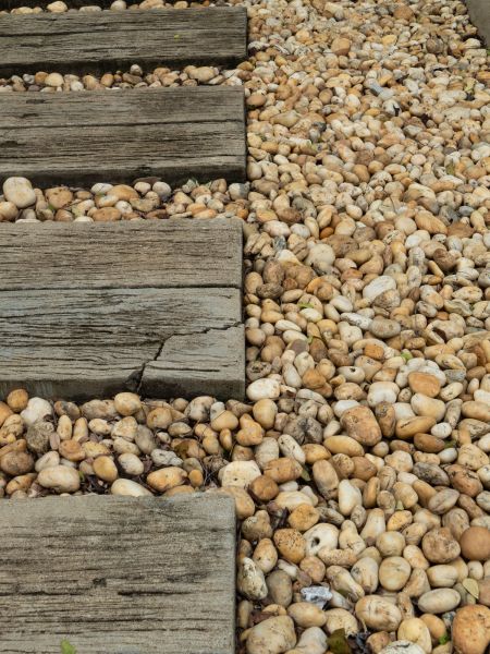 Pea Rock Installation in Danbury